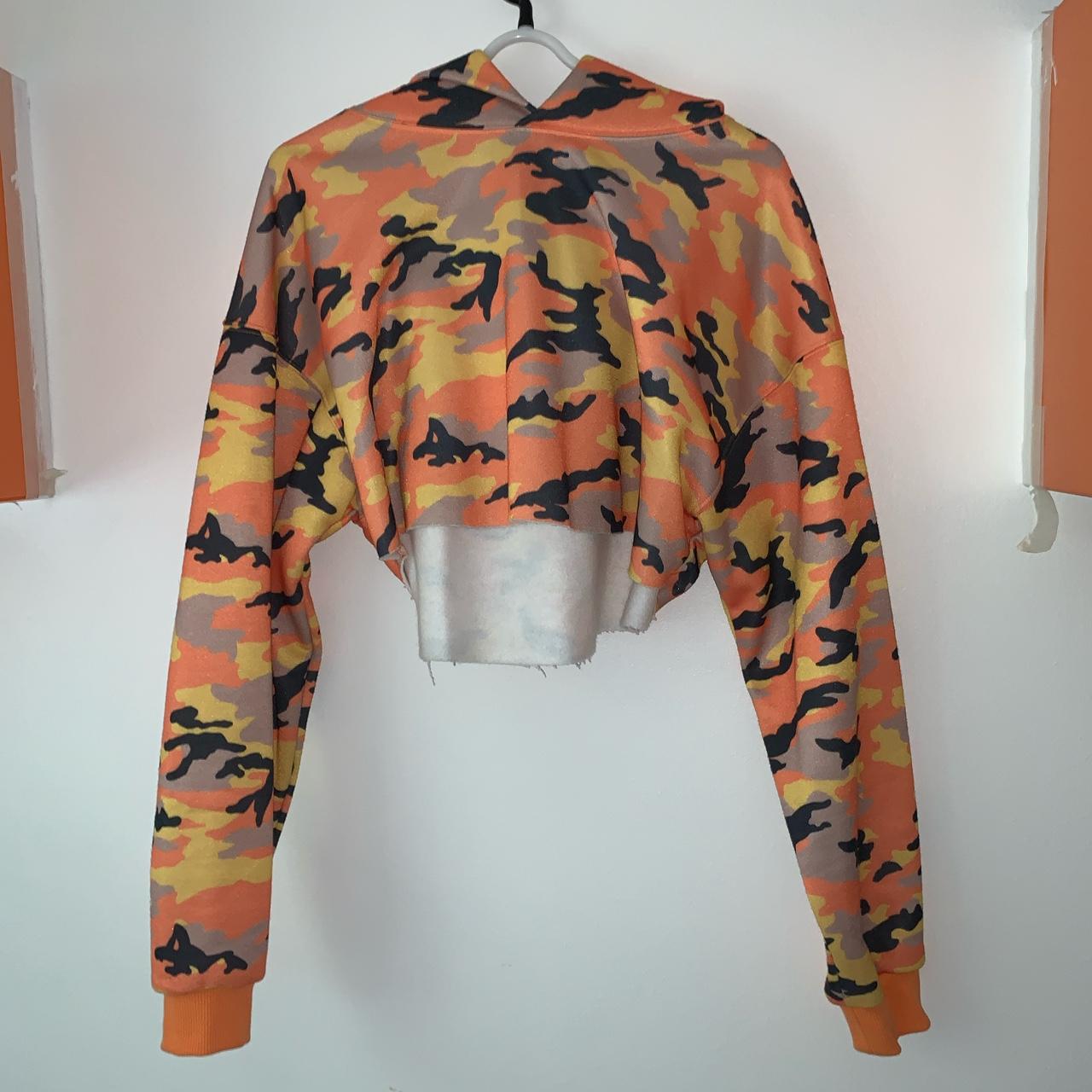 Orange camo 2025 jacket cropped