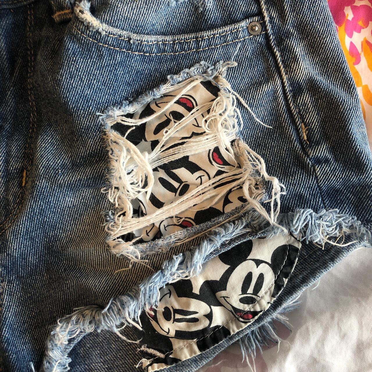 Mickey mouse denim top shorts h m