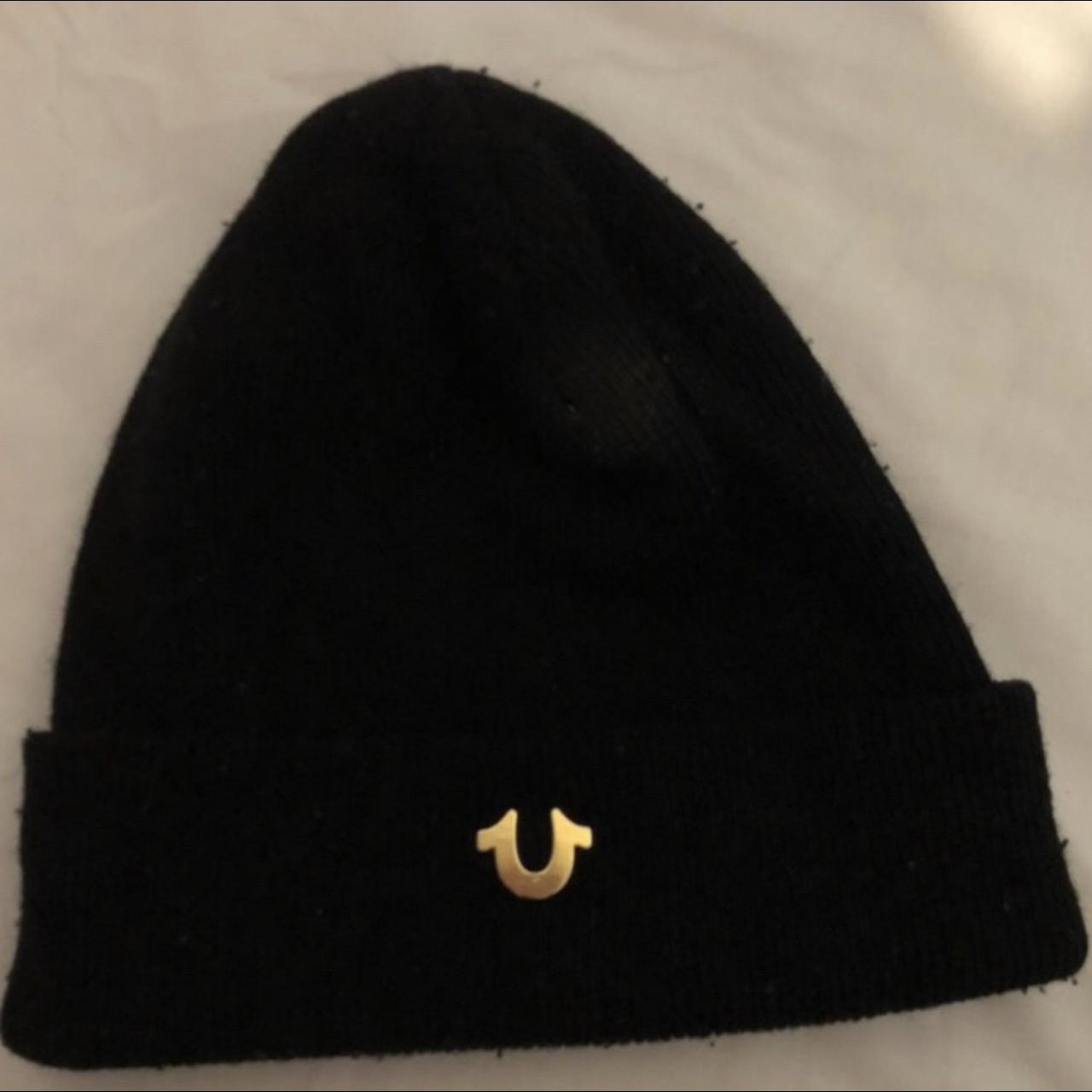 true religion beanie black