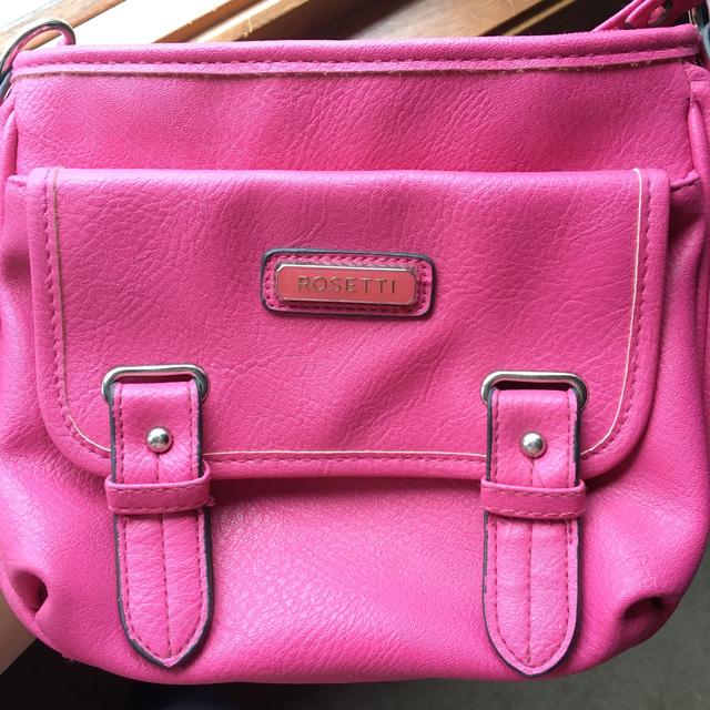 rosetti crossbody purse! color is bright pink - not... - Depop