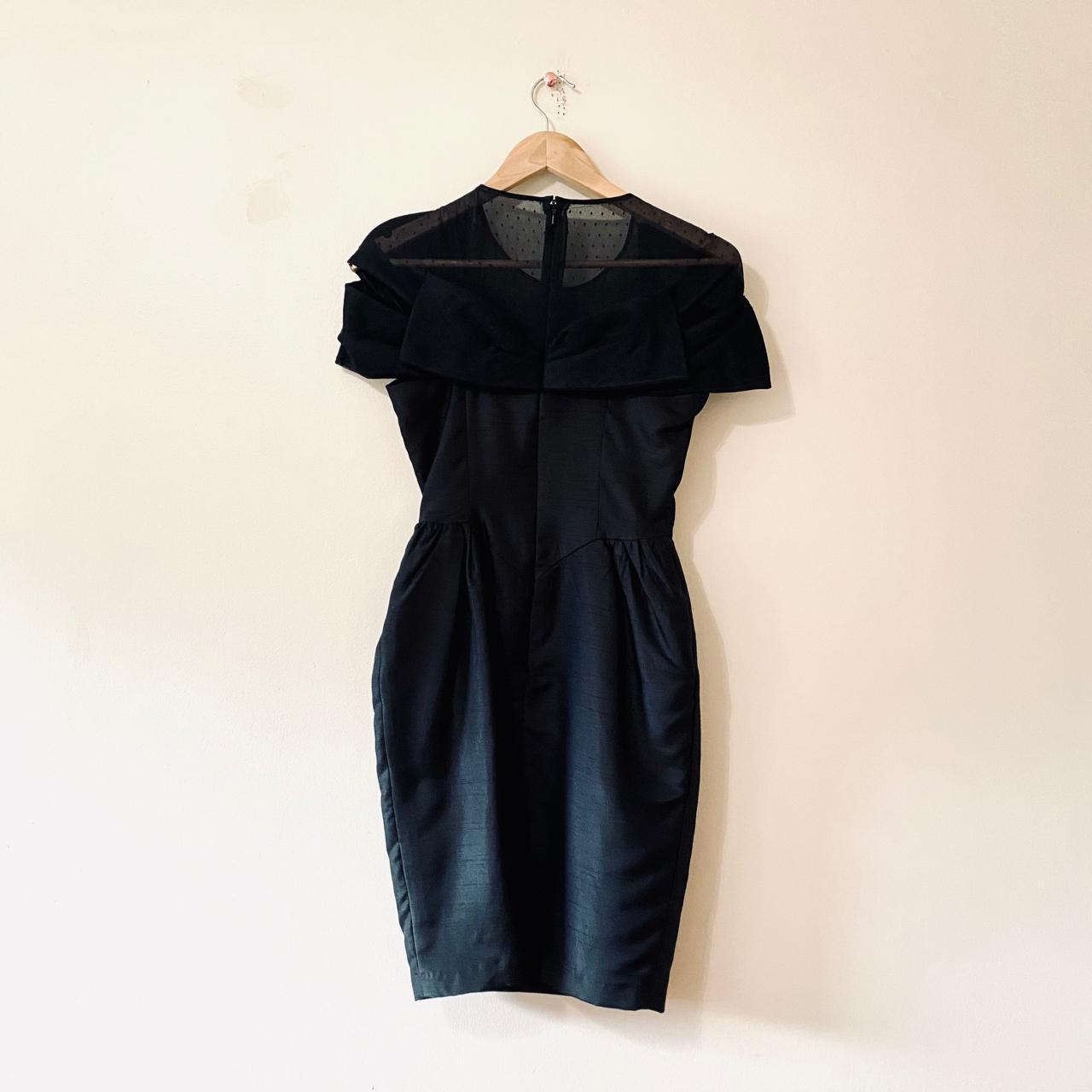 Vintage 1980s 80s black sheath dress. Beautiful... - Depop