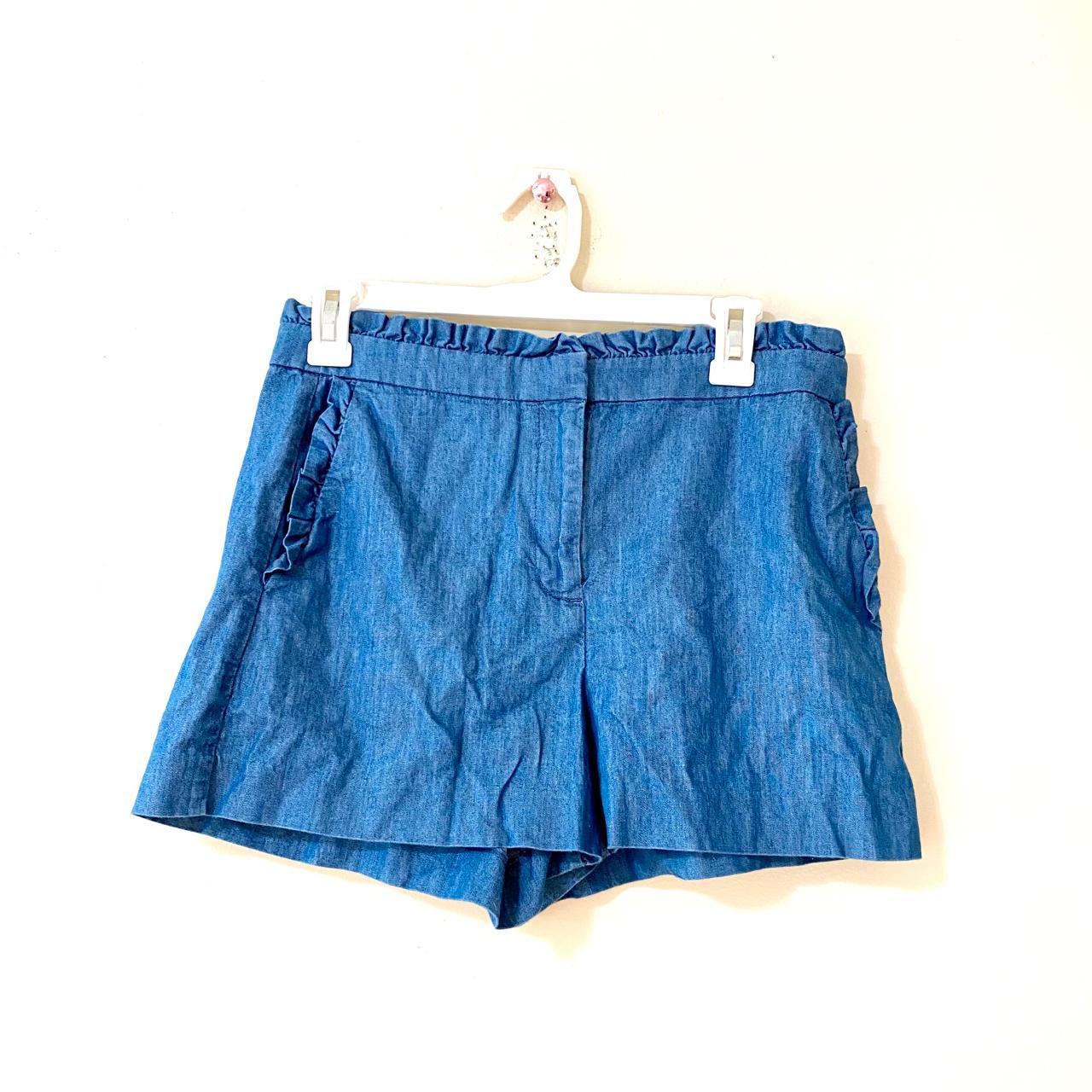 jcrew ruffle shorts