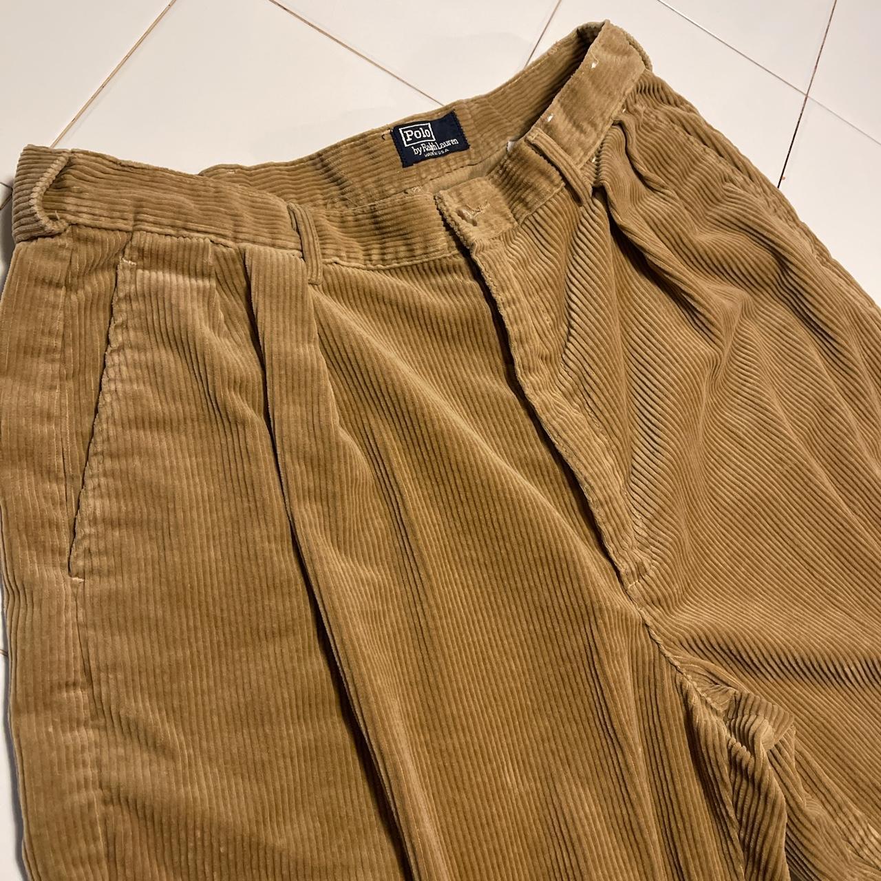 Polo tan corduroy pants. #vintage #polo #thrifted... - Depop