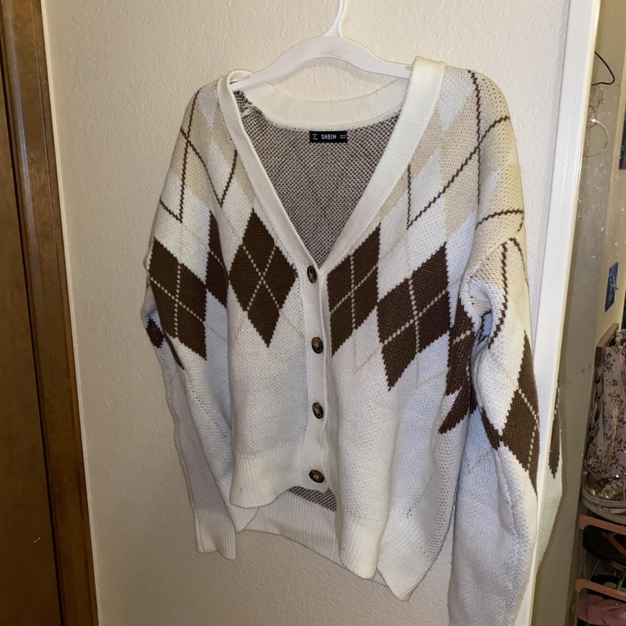 argyle sweater depop