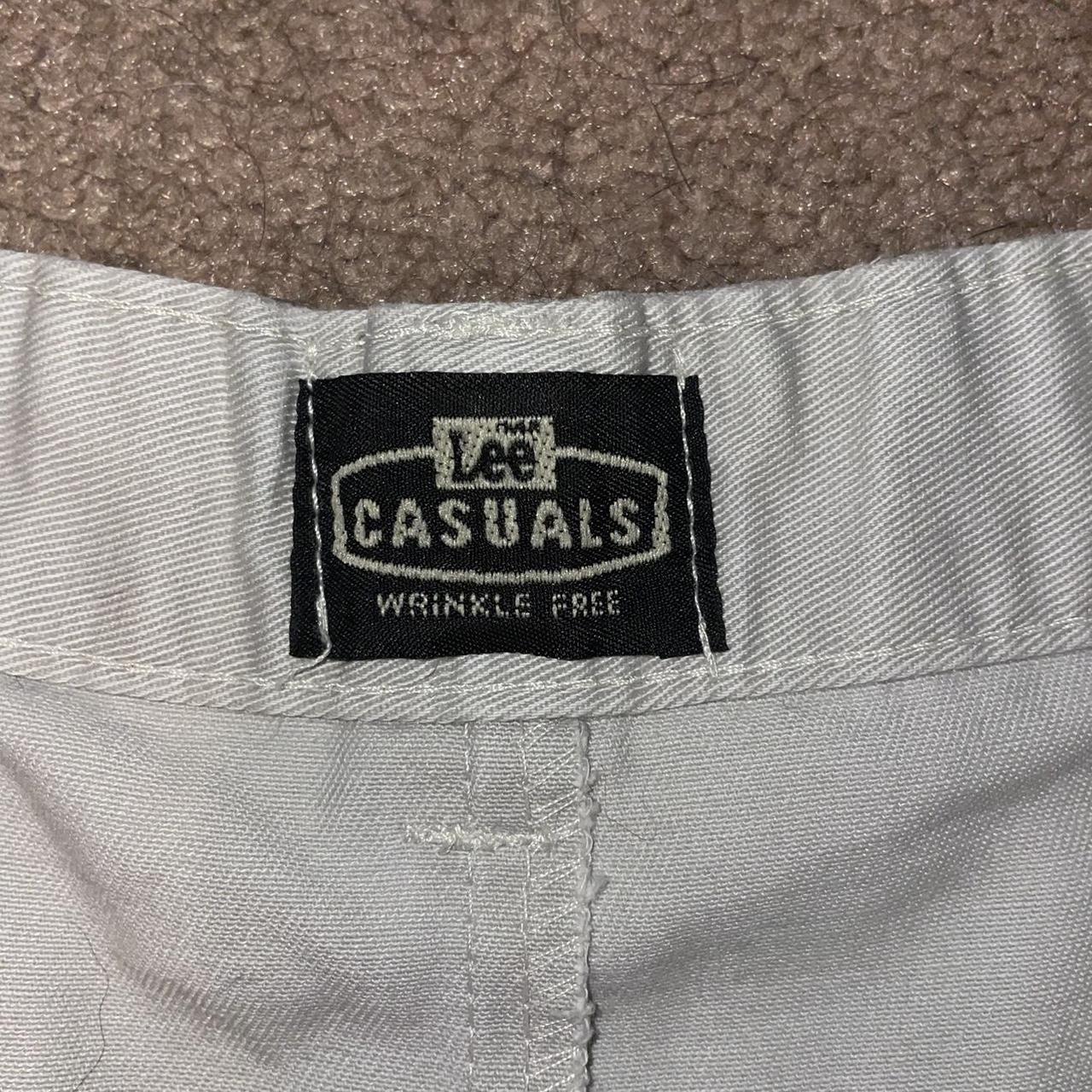 Tan Straight Legged “Lee Casuals” Pants. Size: 22M... - Depop