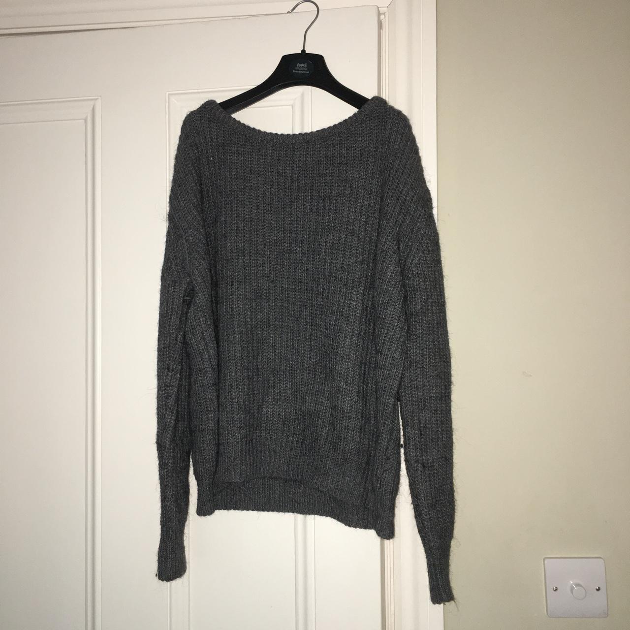 Brandy Melville Women's Grey Jumper | Depop