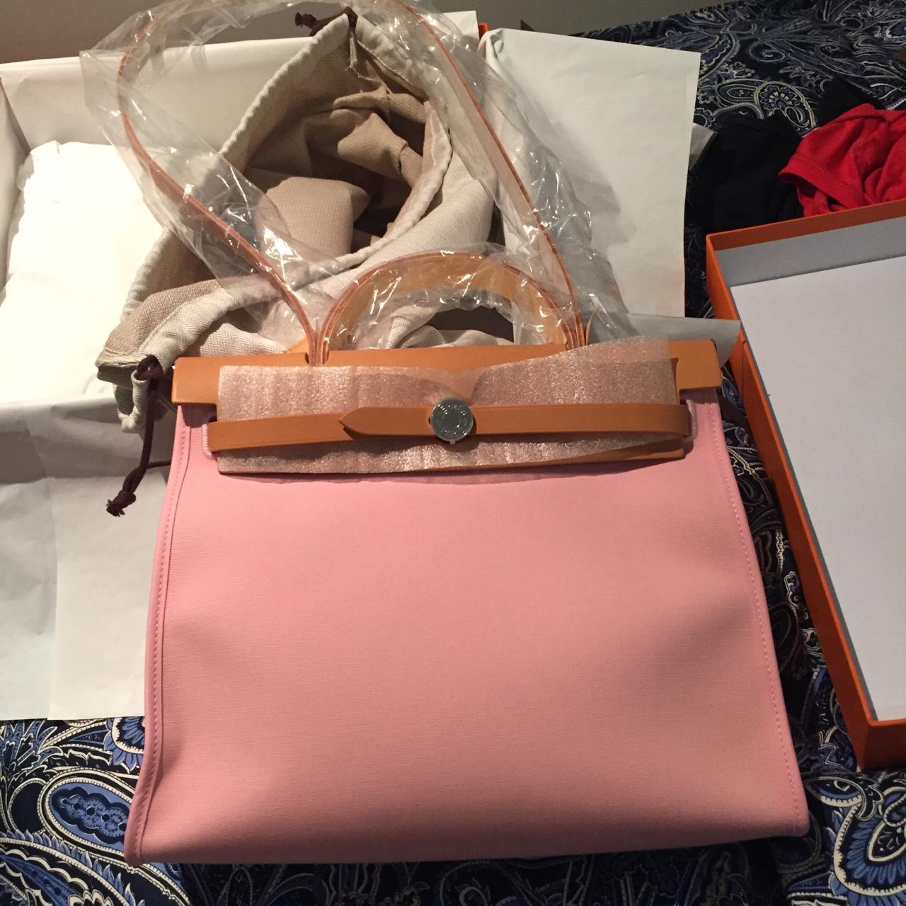 Hermes, Bags, Hermes Herbag 3cm In Rose Sakura