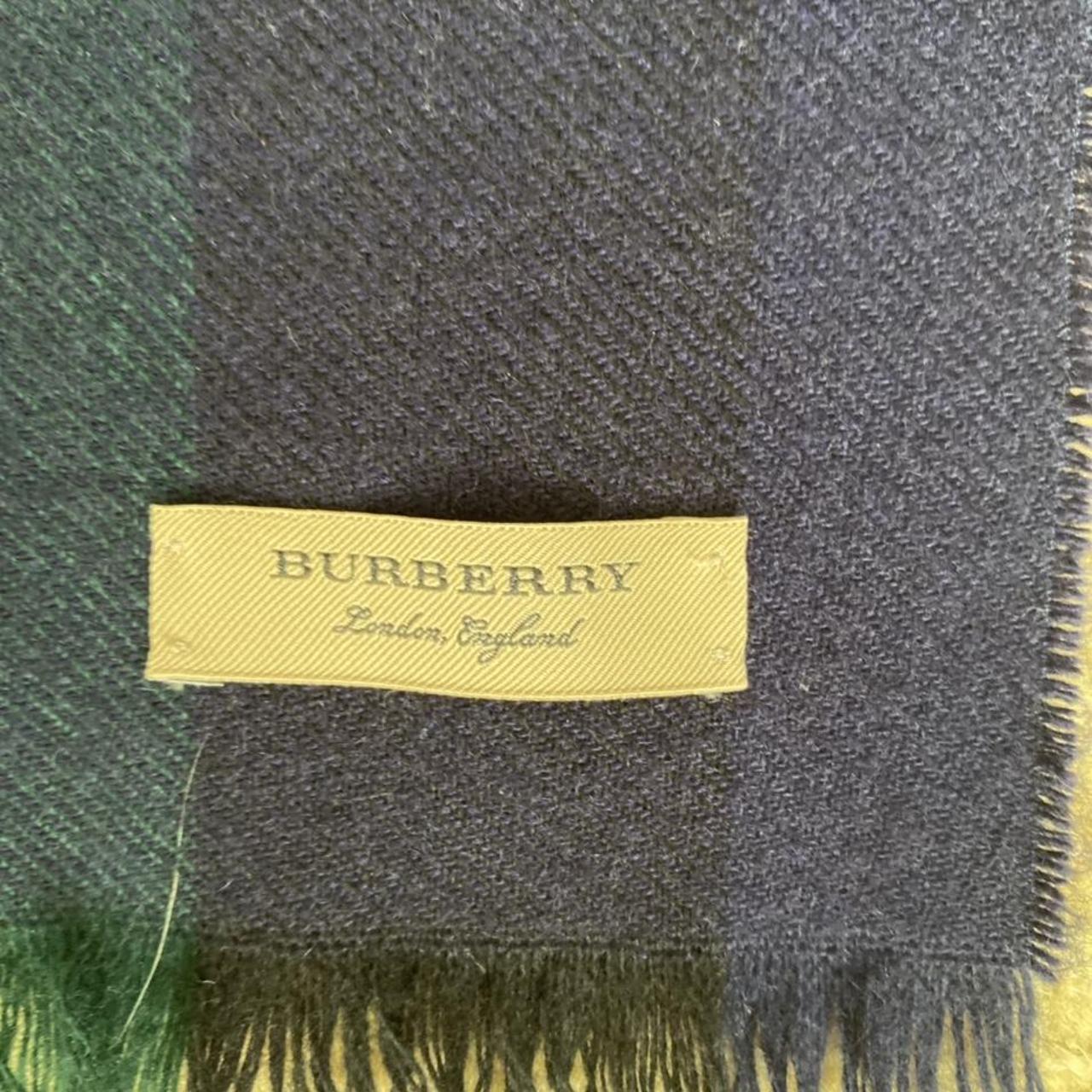 Vintage Burberry Blue/green check... Depop