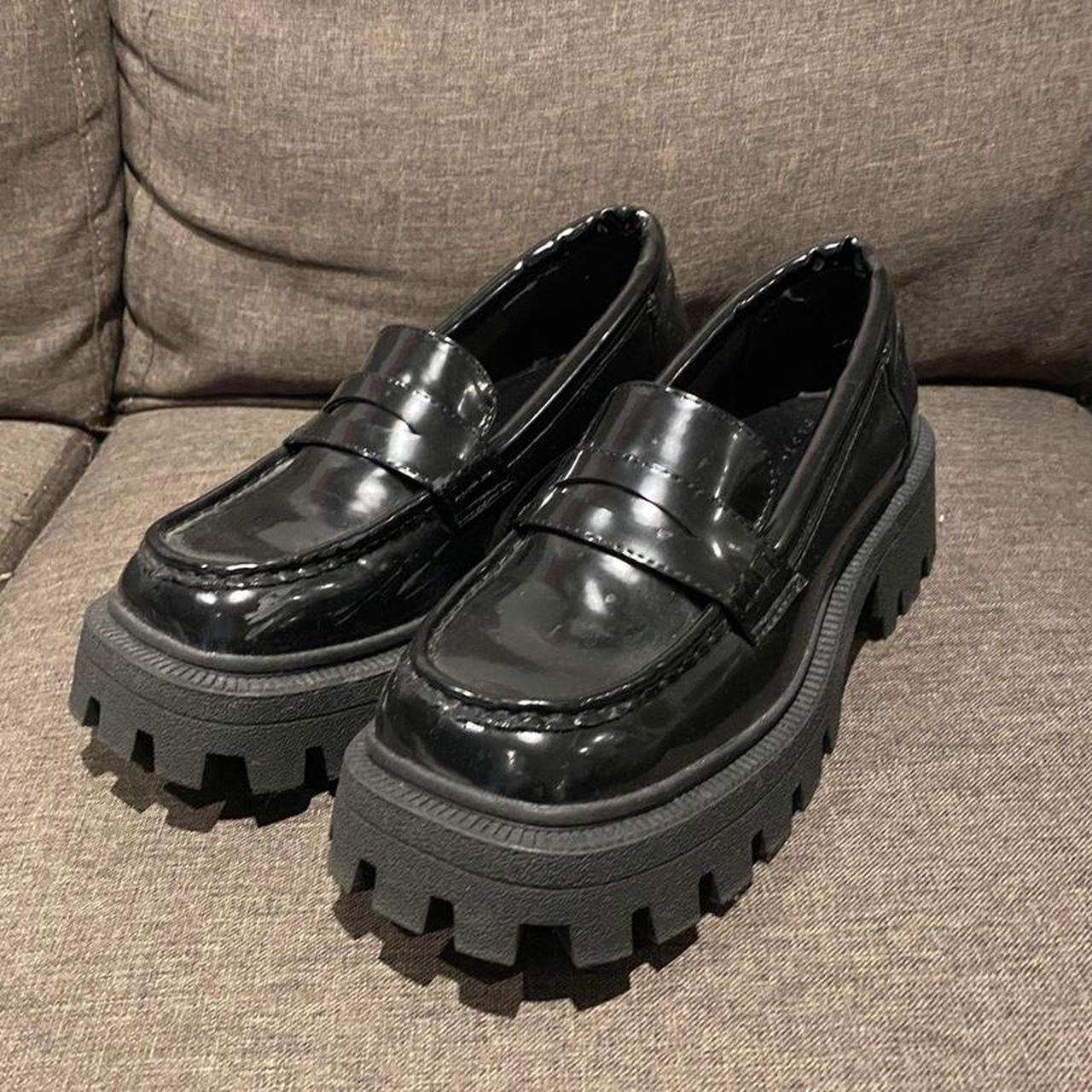 asos platform loafers
