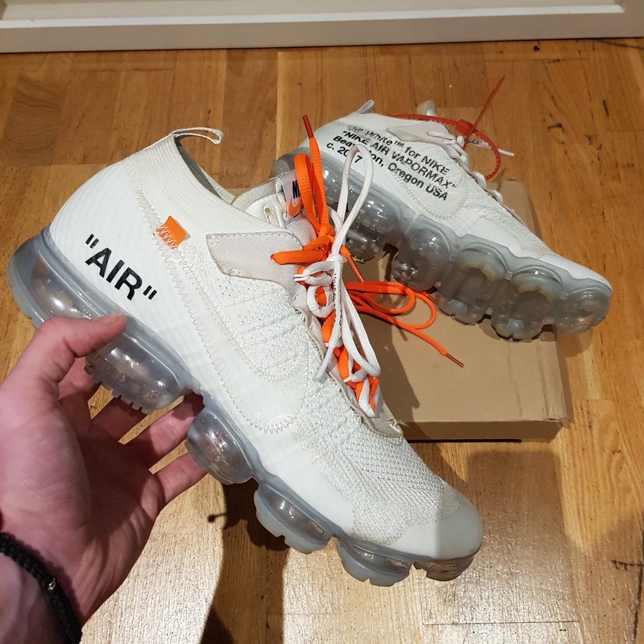 vapormax plus x off white