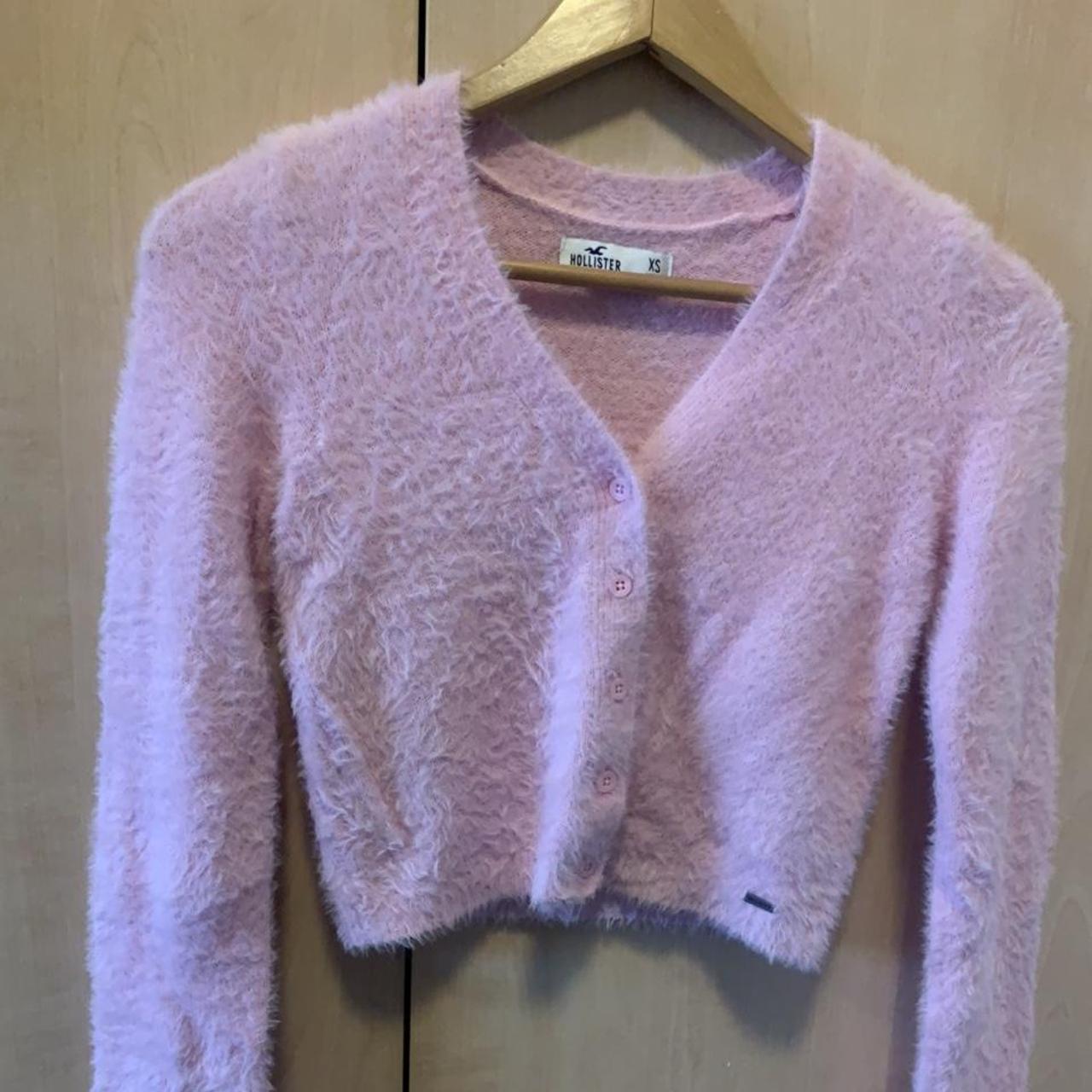 Hollister on sale fuzzy cardigan