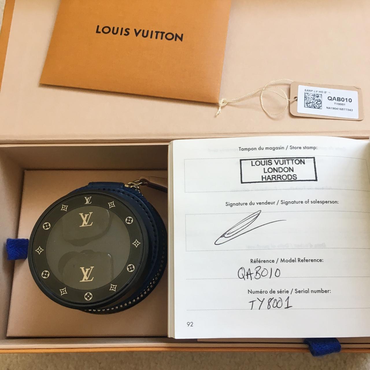 Louis Vuitton 3 watch case monogram eclipse. Rare - Depop