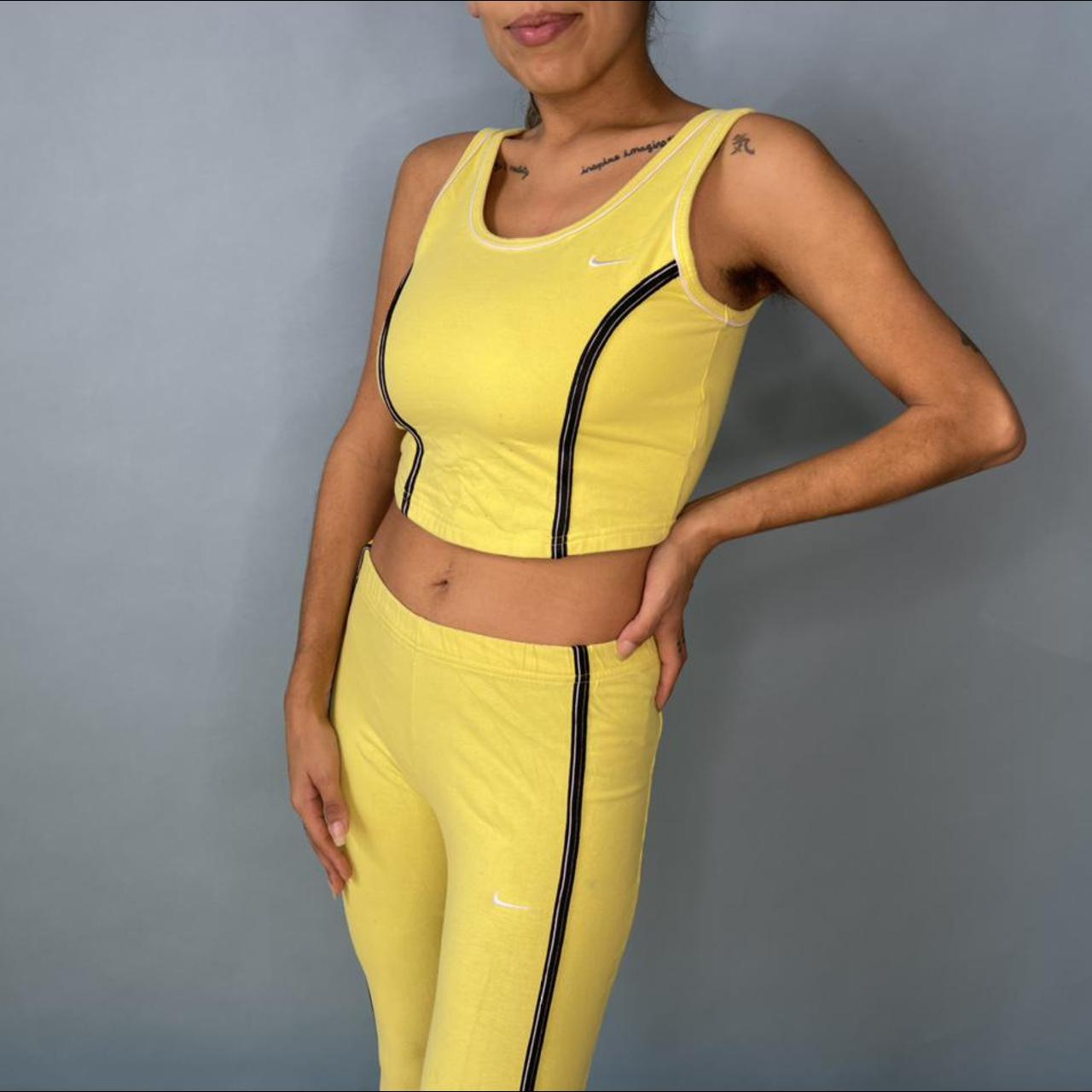 Nike Women's Yellow and Black Suit