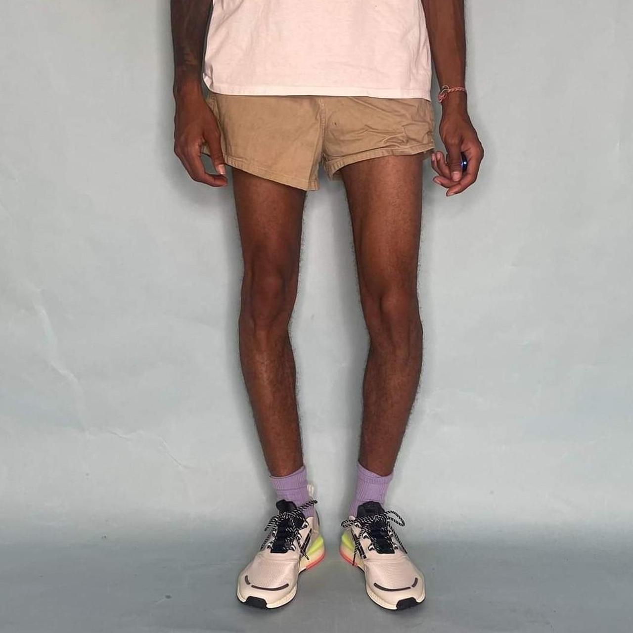 Lands' End Men's Khaki Shorts Depop