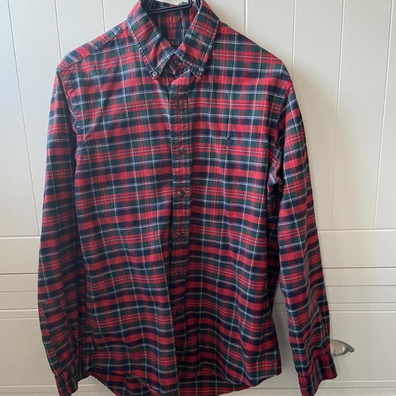 Polo Ralph Lauren Tartan pattern shirt - size mens... - Depop