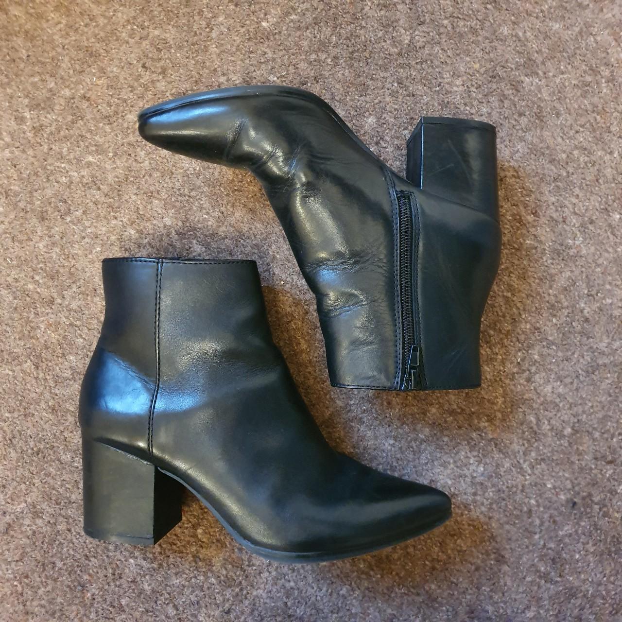 ALDO fralissi boot heels size uk 4 real leather a. Depop