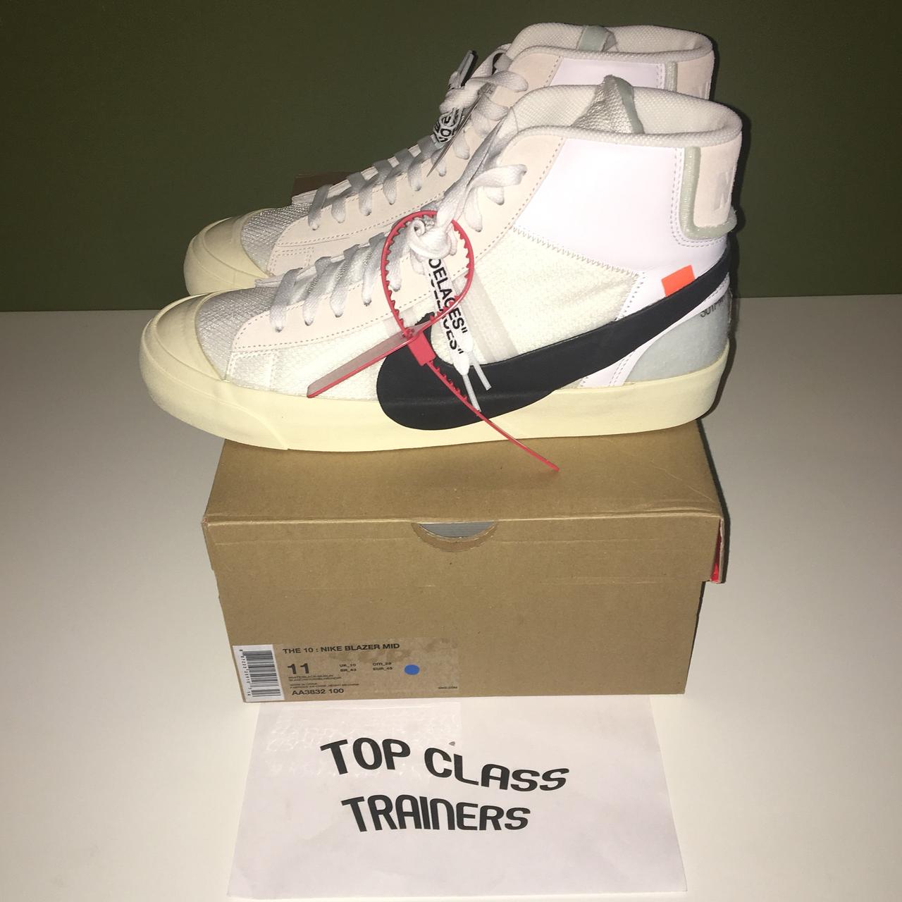 Nike X Off Blazer Mid Virgil Abloh The 10 Ten AA3832-100 from