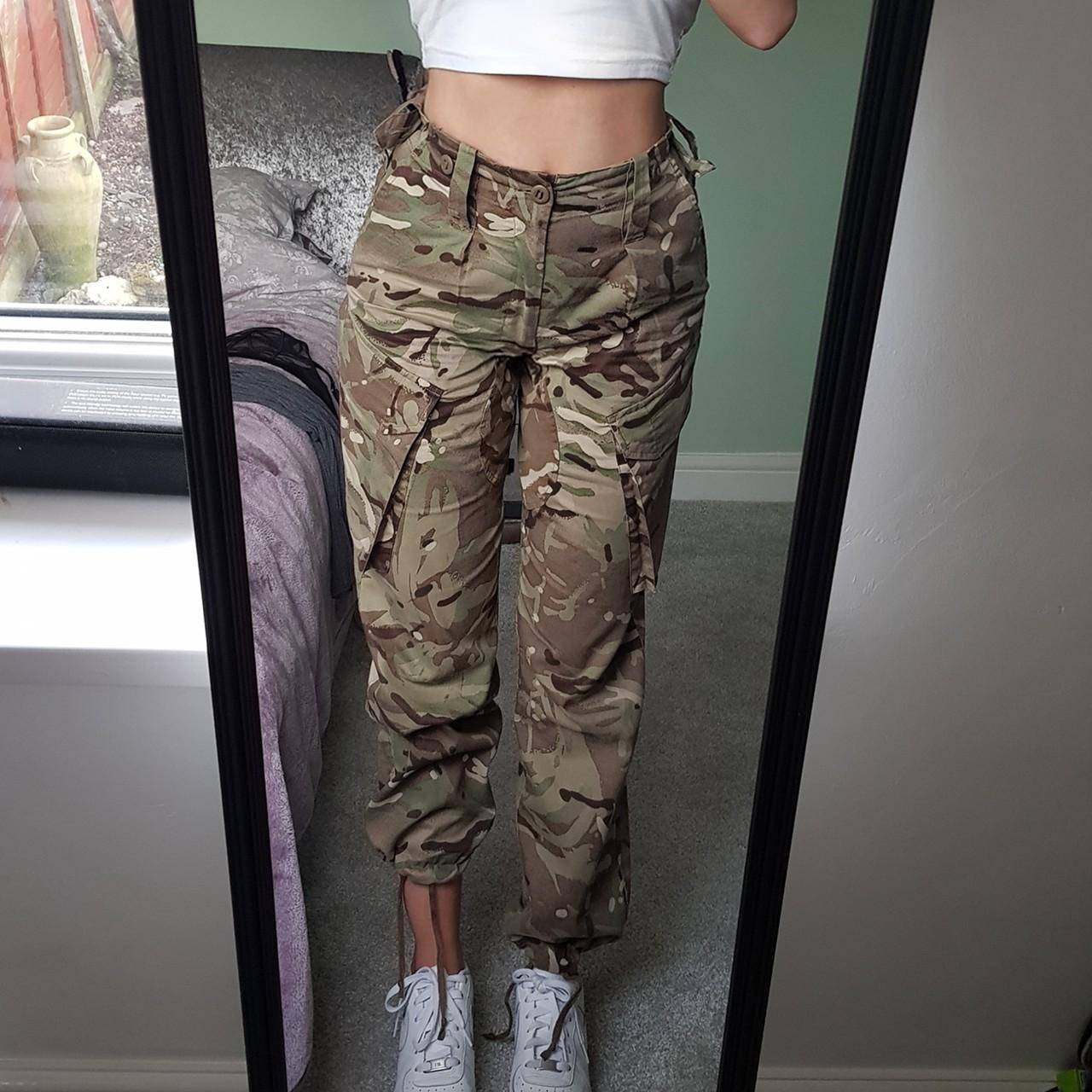 Camo Cargo Soldier trousers🦎 Genuine pre owned army Depop