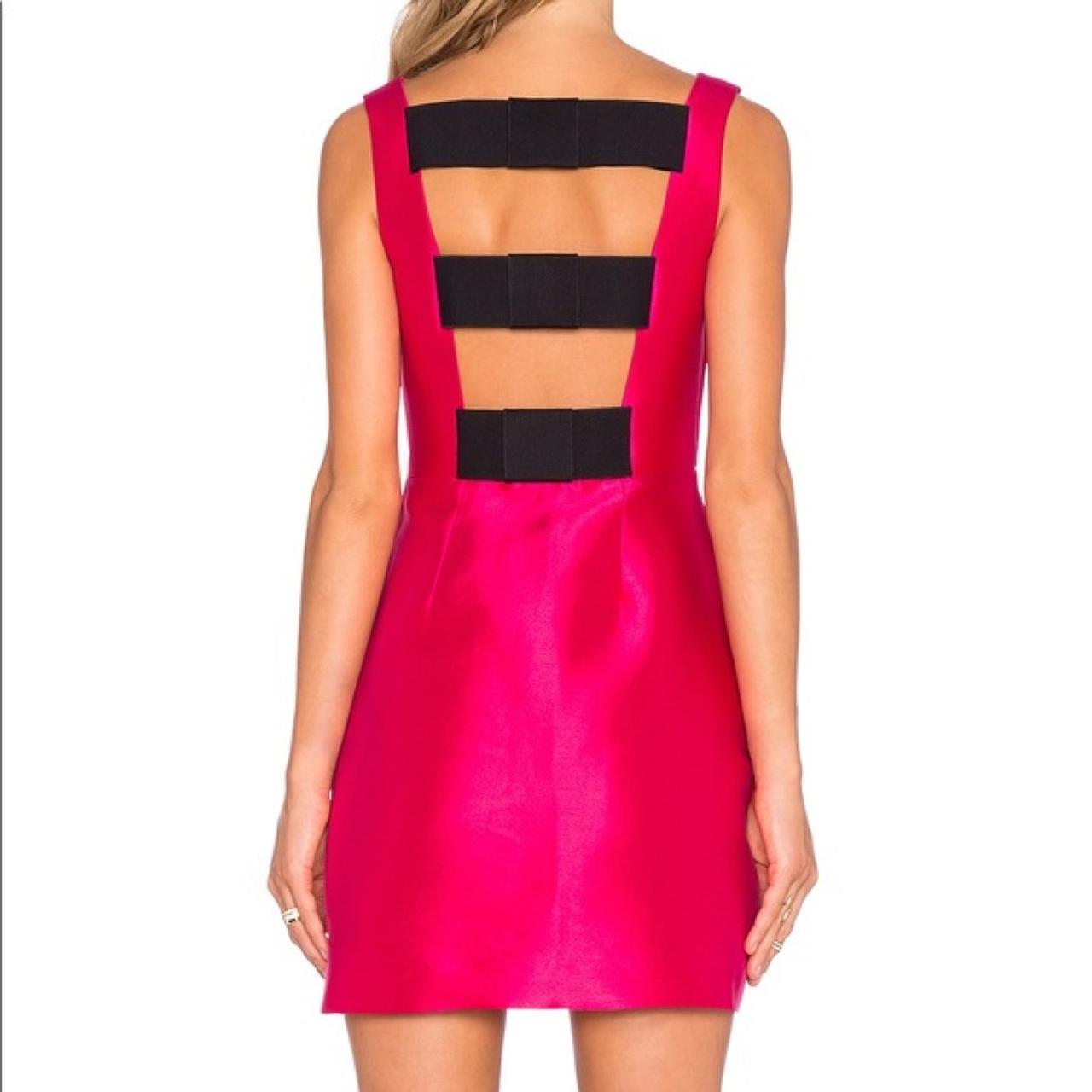 Kate Spade Flirty Back Mini Dress in Lollipop Red $428 Size 00
