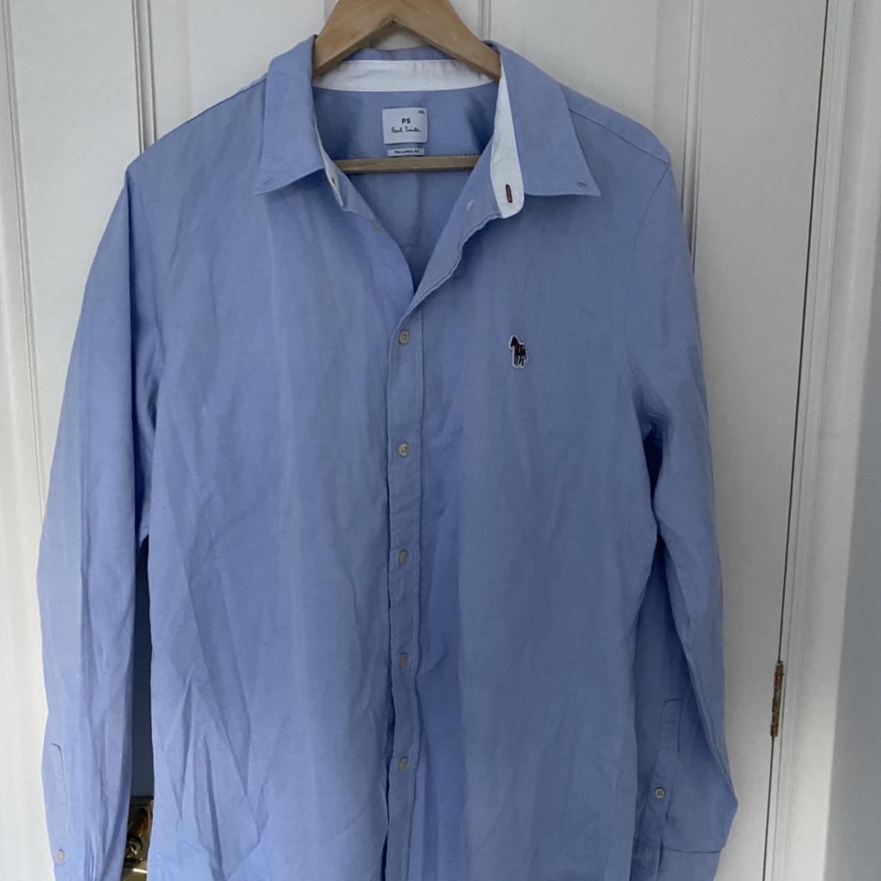Paul smith blue shirt size xxl - Depop