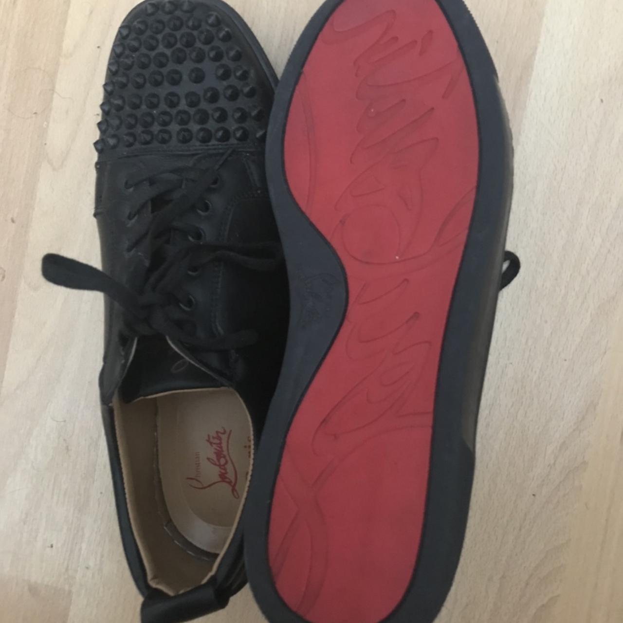 Christian Louboutin red bottom dress shoes. Wire - Depop