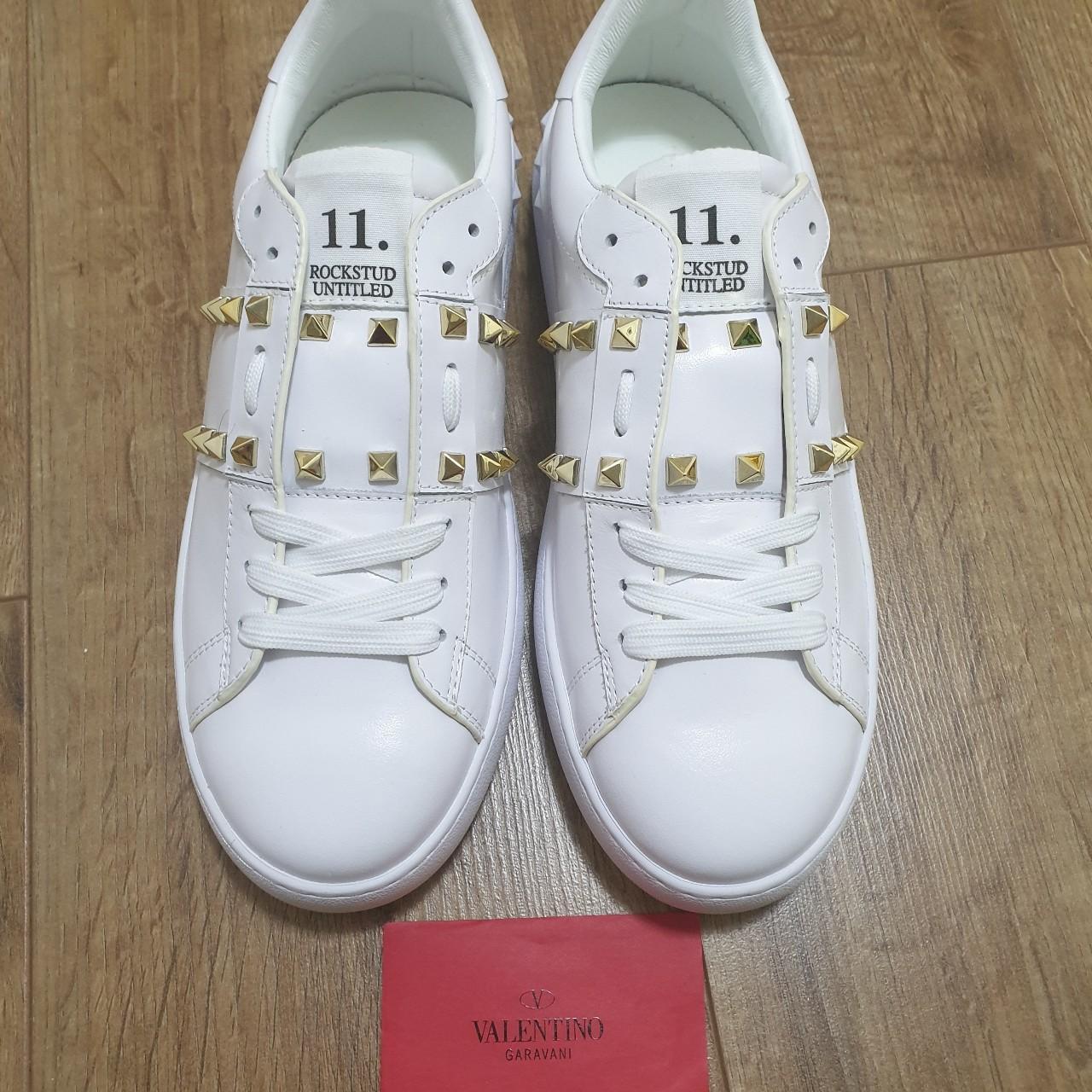 Valentino studded trainers on sale womens