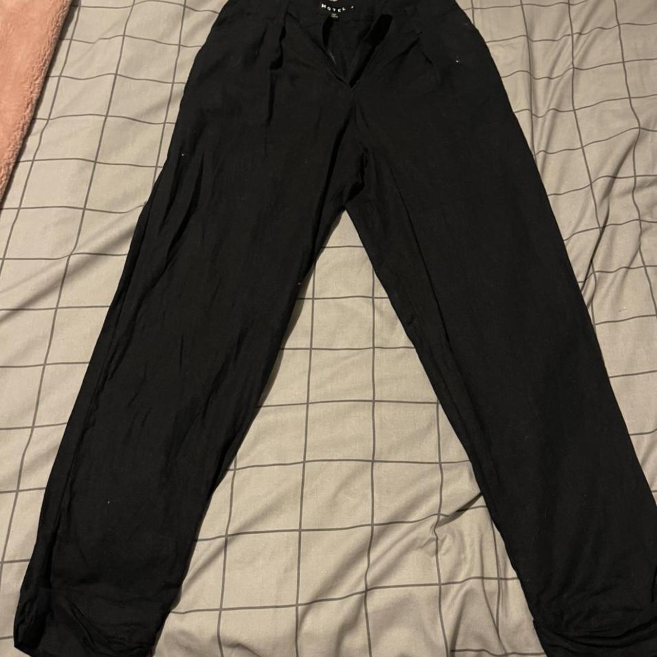 motel rocks wide leg trousers