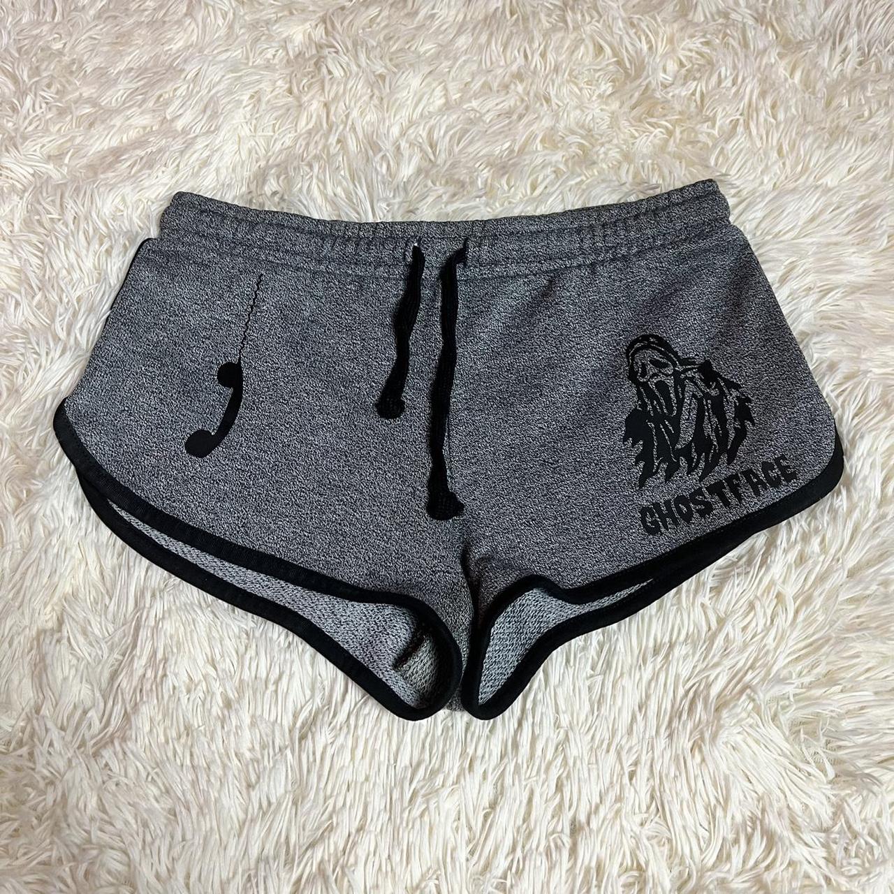 Revamped ghostface shorts 🤍🖤 Featuring ghostface on... - Depop