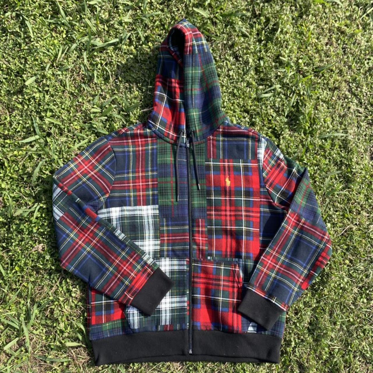 Polo discount plaid hoodie