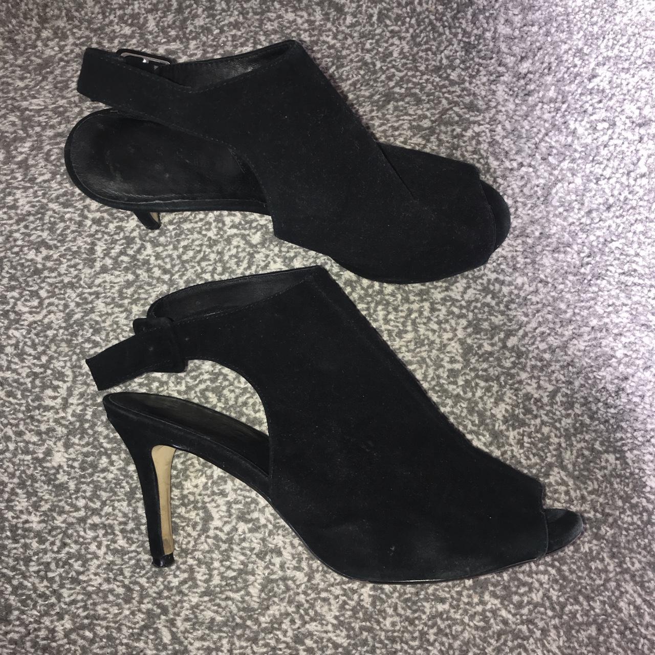 Office peep hot sale toe boots