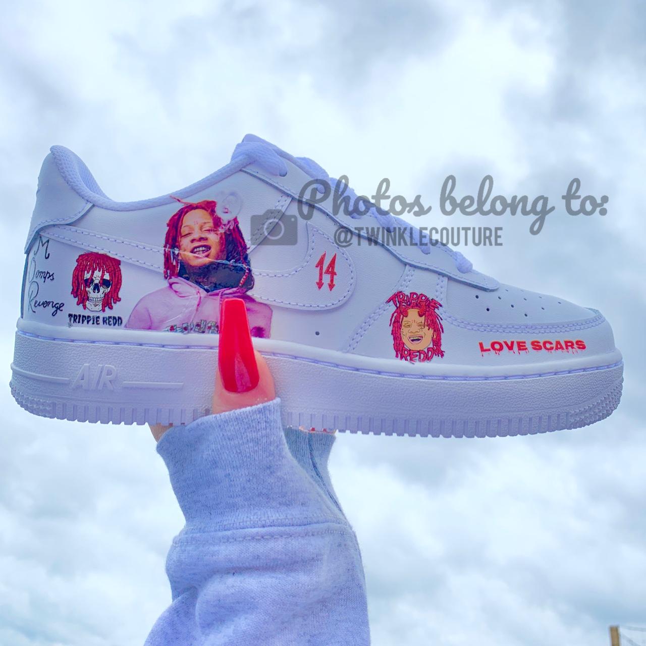 Custom Lil Uzi Vert Nike Air Force 1 '07 Low - “Eternal Atake” — Q's Custom  Sneakers