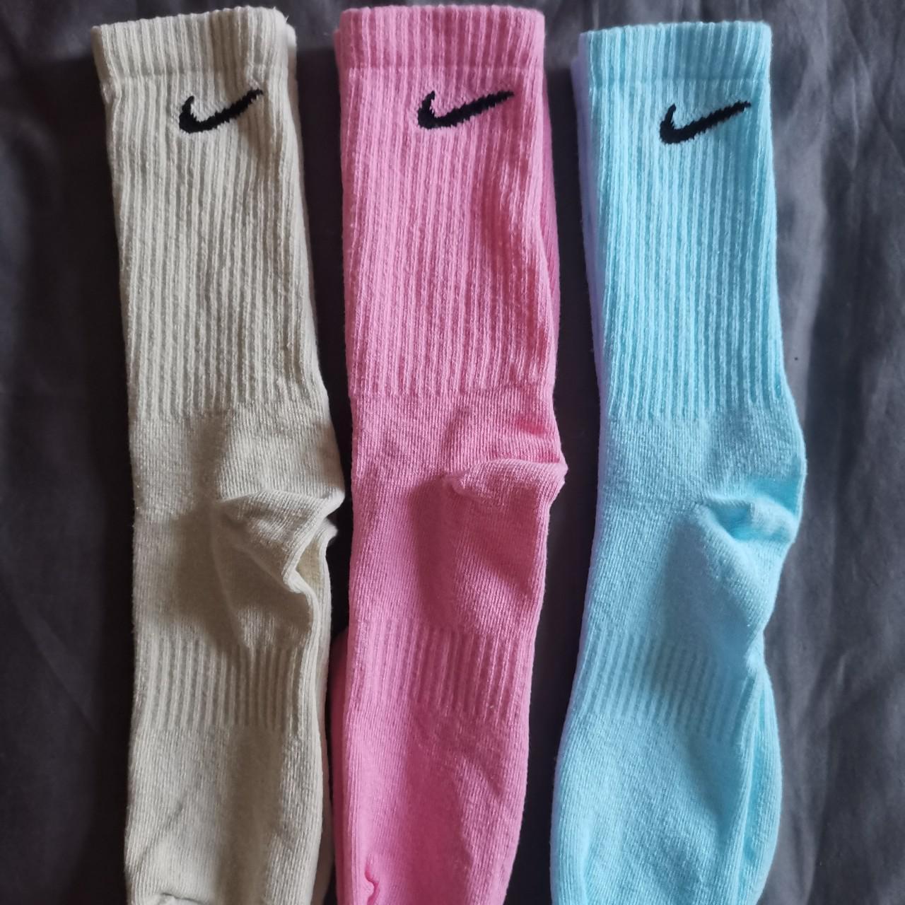 Dyed Nike Socks Calze Nike Tinte a mano Colori:... - Depop