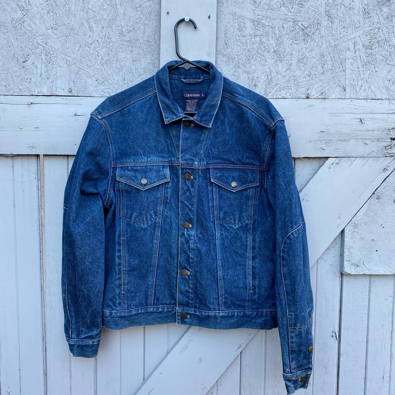 🙏🏾 Free Shipping 🙏🏾Vintage Calvin Klein Denim Jacket... - Depop