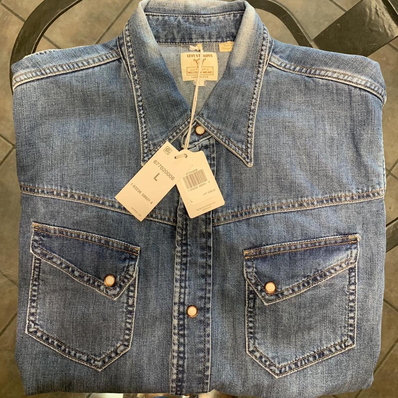 NWT LVC Levi's Vintage Clothing Shorthorn Shirt - Depop