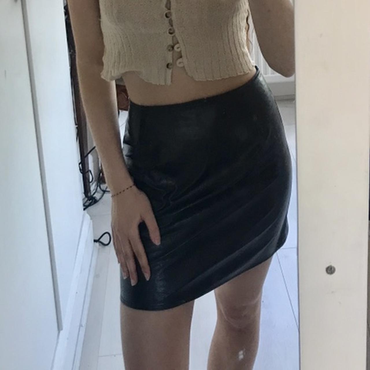 Reflective Mini Skirt
