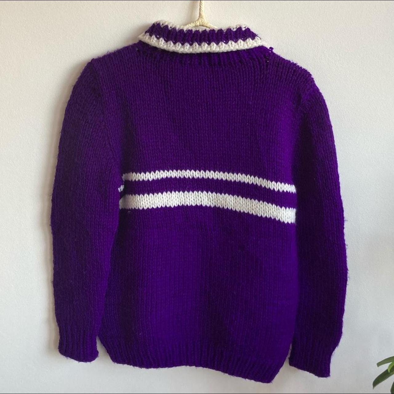 VINTAGE RETRO KNITTED POLO SWEATER JUMPER SWEATSHIRT... - Depop