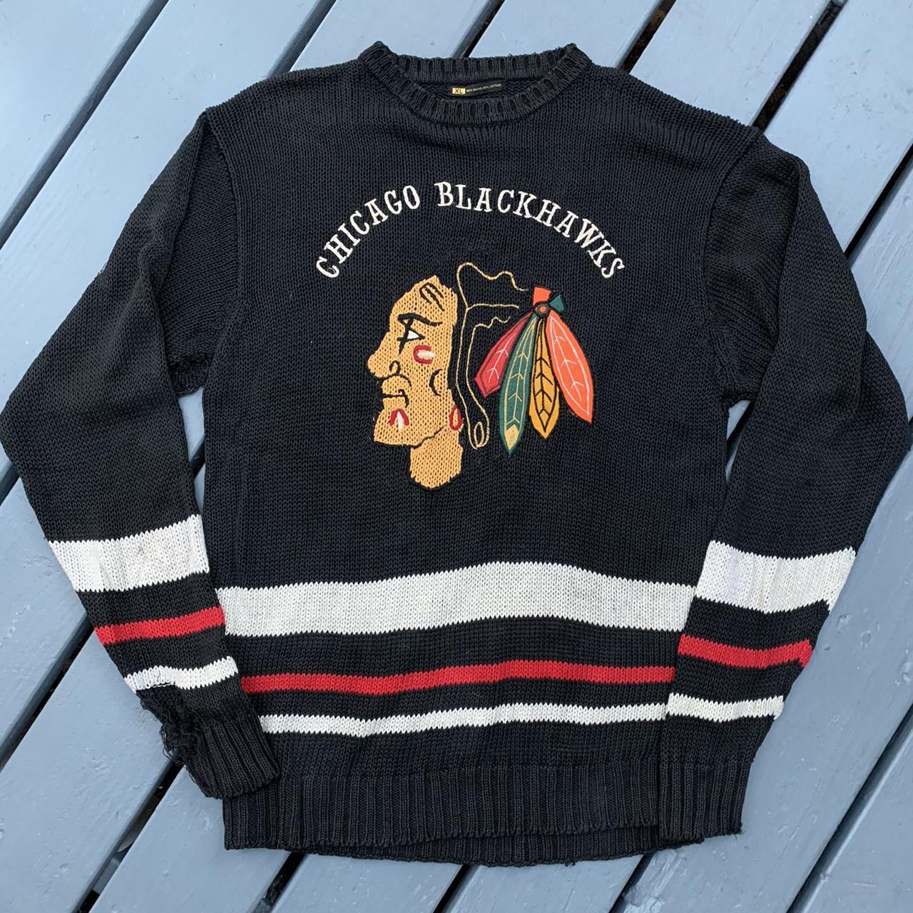 Blackhawks store vintage sweater