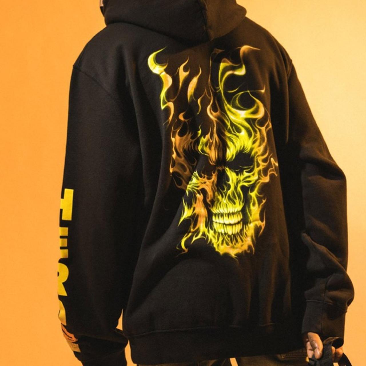 Heron preston clearance skull hoodie