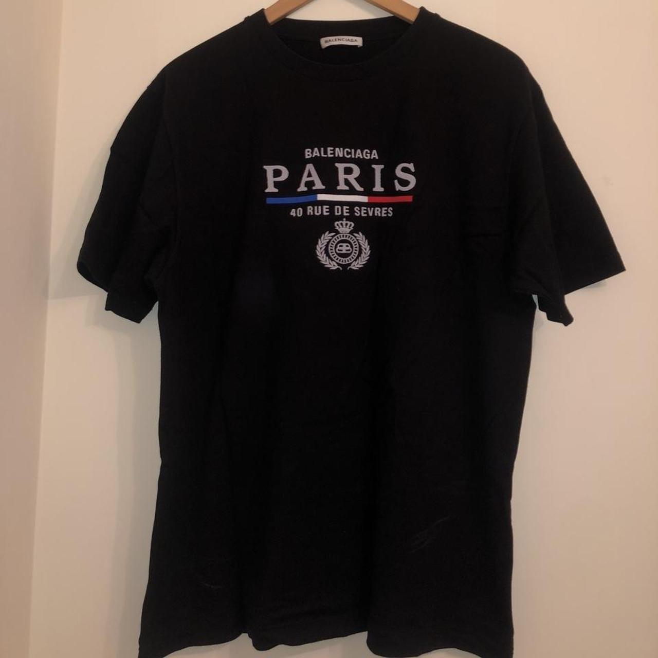 Balenciaga rue de sevres t shirt hot sale