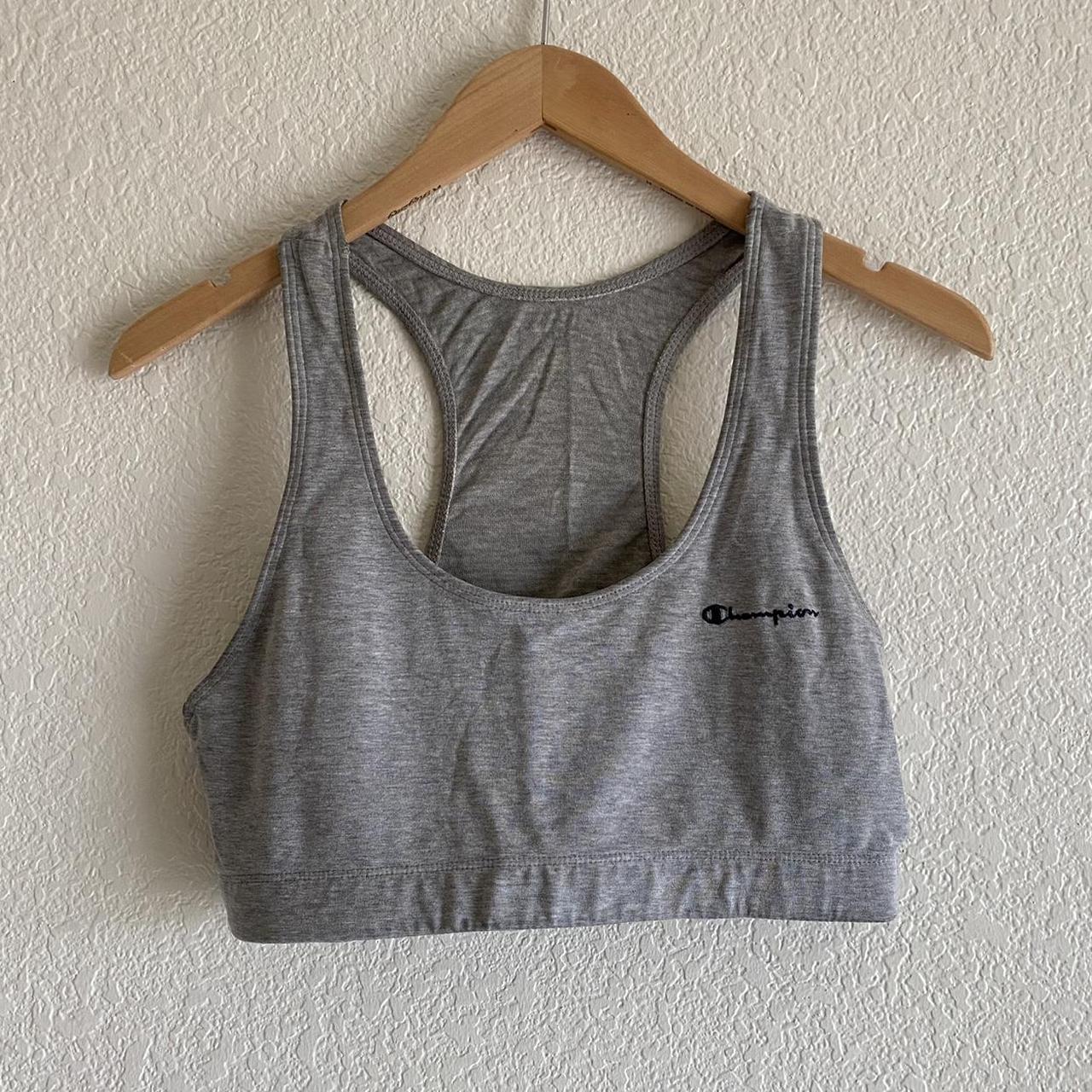 Champion Women's Grey and Navy Bra