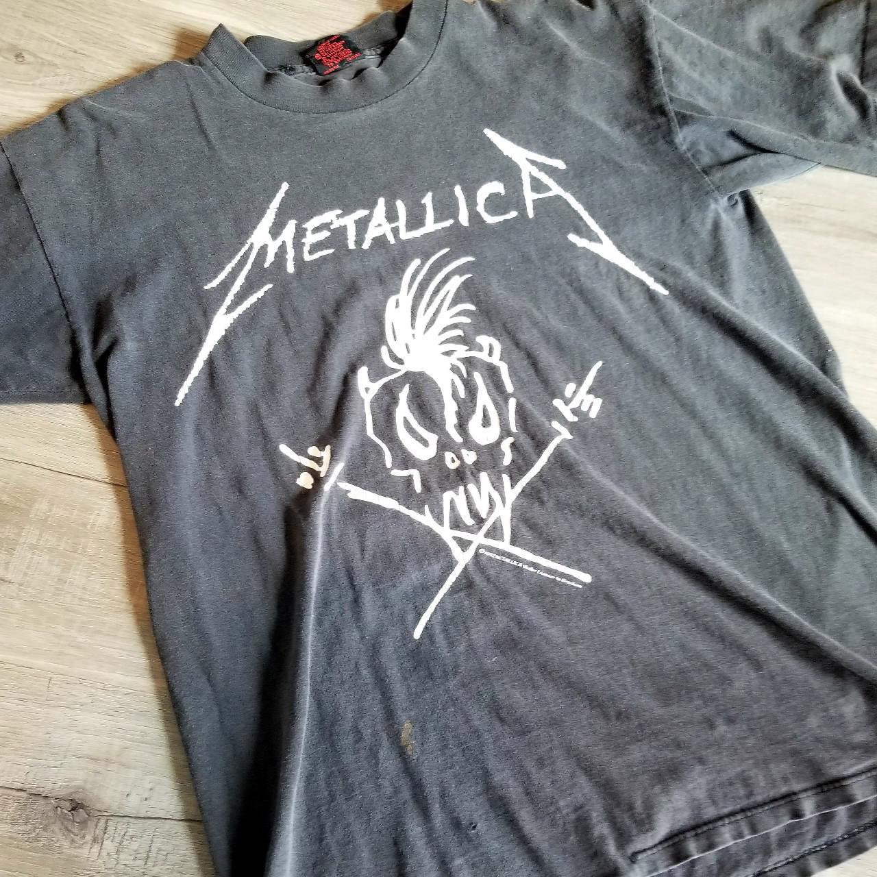 Vintage 90s Rare Metallica tour shirt... preworn... - Depop