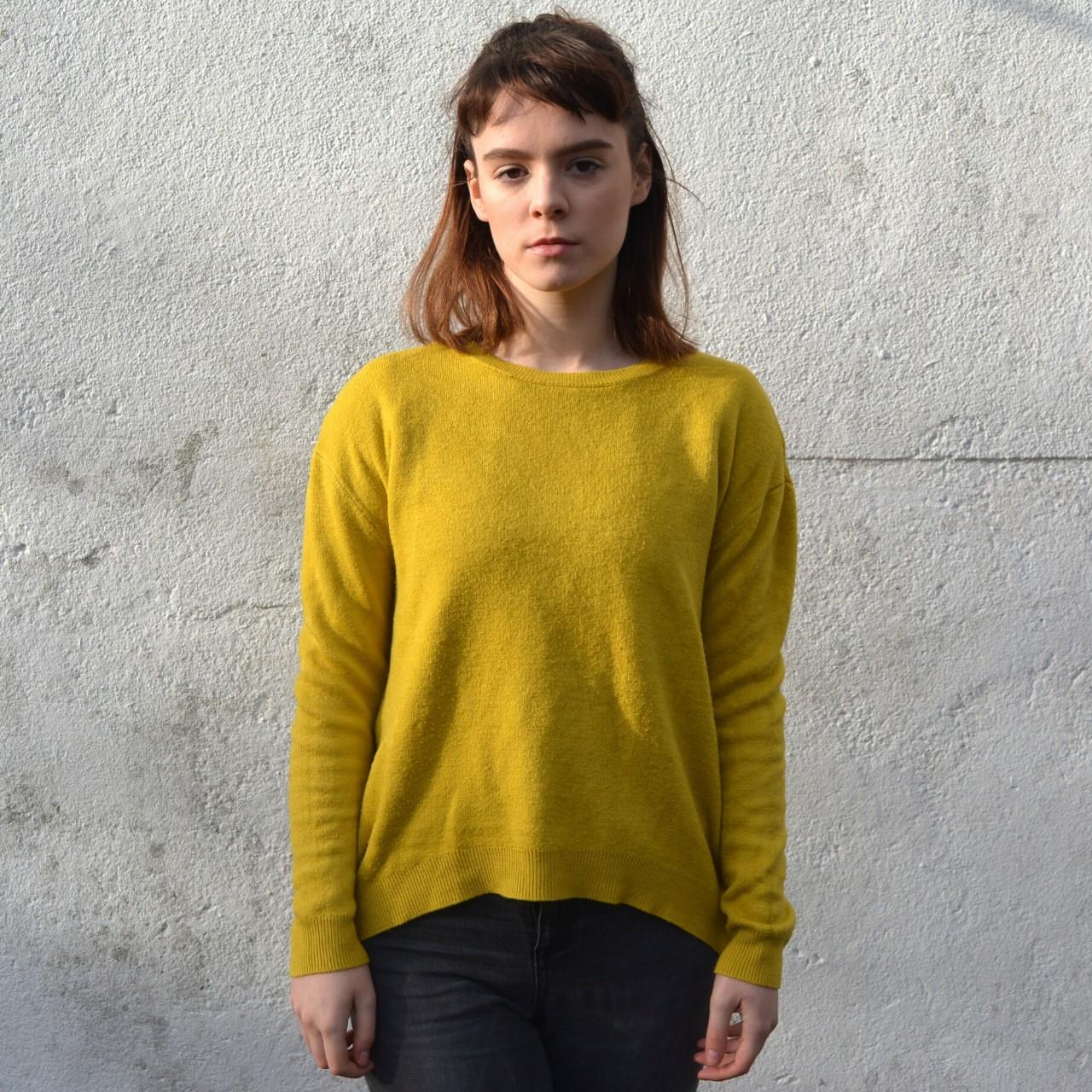 Mustard yellow Long Sleeve Knit Jumper. Super soft... - Depop