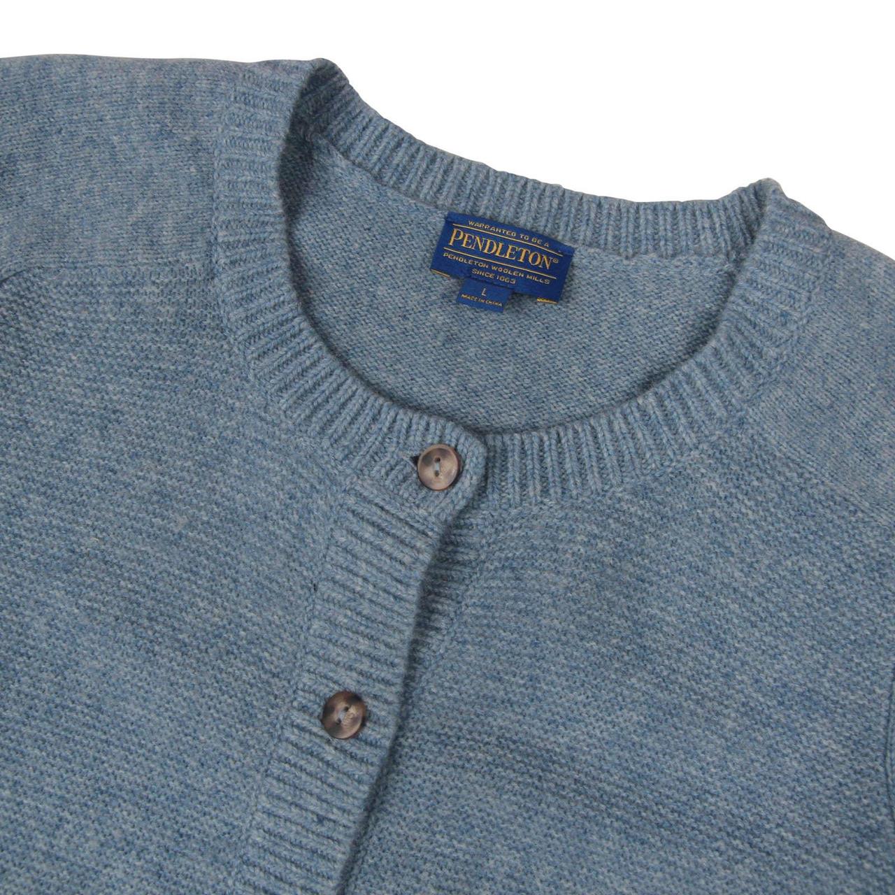 Pendleton %100 wool camp cardigan sweater. Features... - Depop