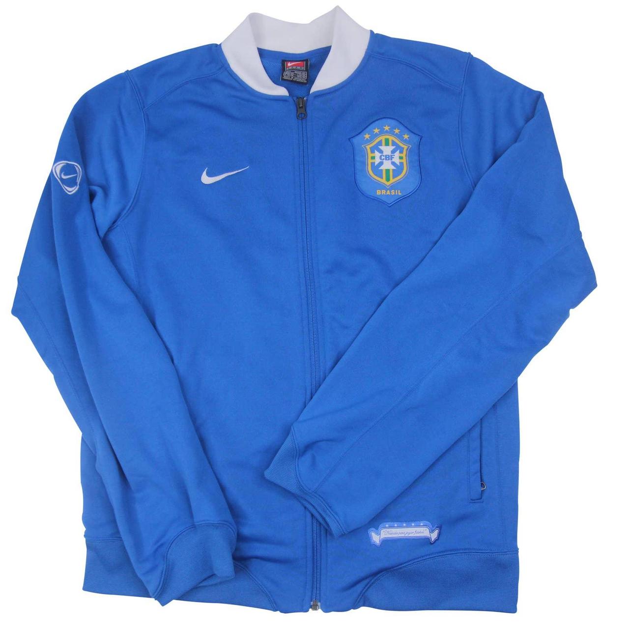 Brazil strike Dri-FIT Knit Soccer Track Jacket 2023 - Depop