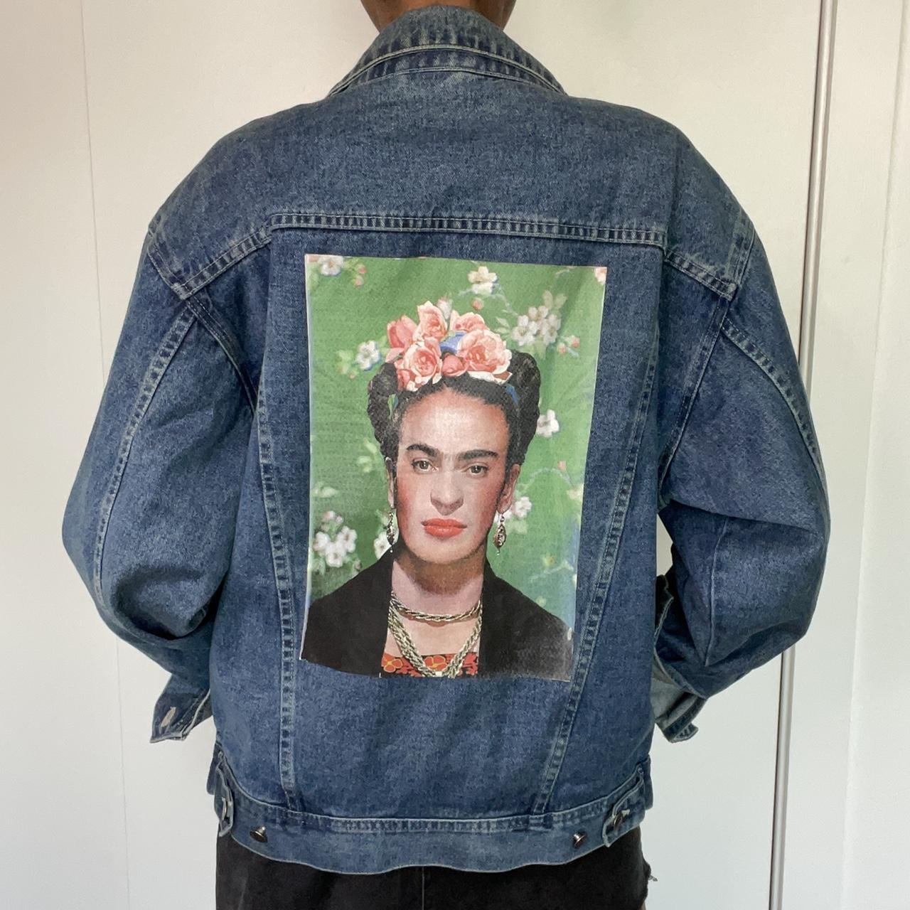 Frida kahlo denim top jacket