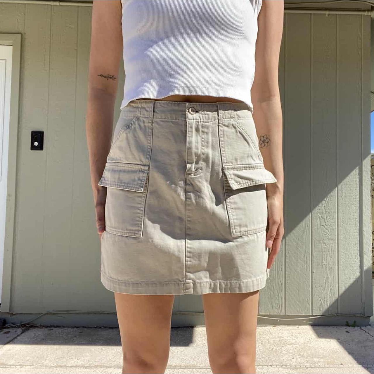 Vintage y2k Gap cotton surplus military beige