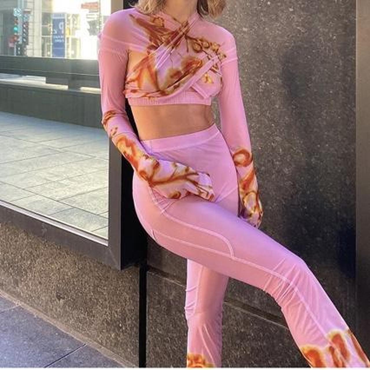 Charlotte knowles exclusive pink anti cross over - Depop
