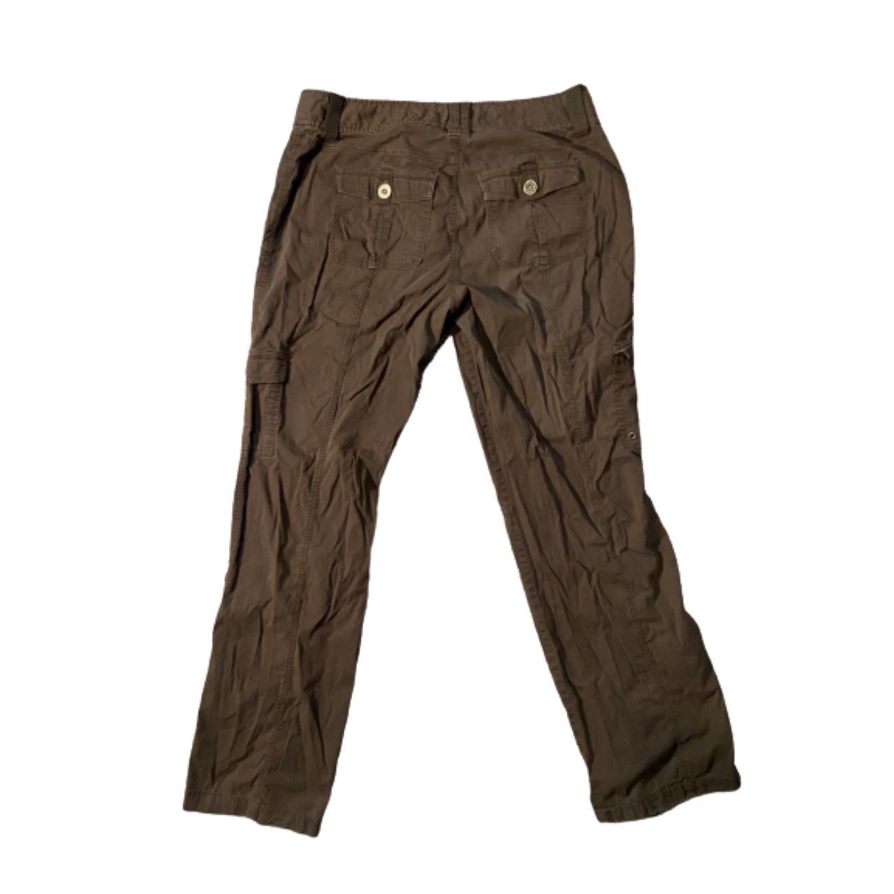 Vintage brown cargo pants. There is a oil stain on... Depop