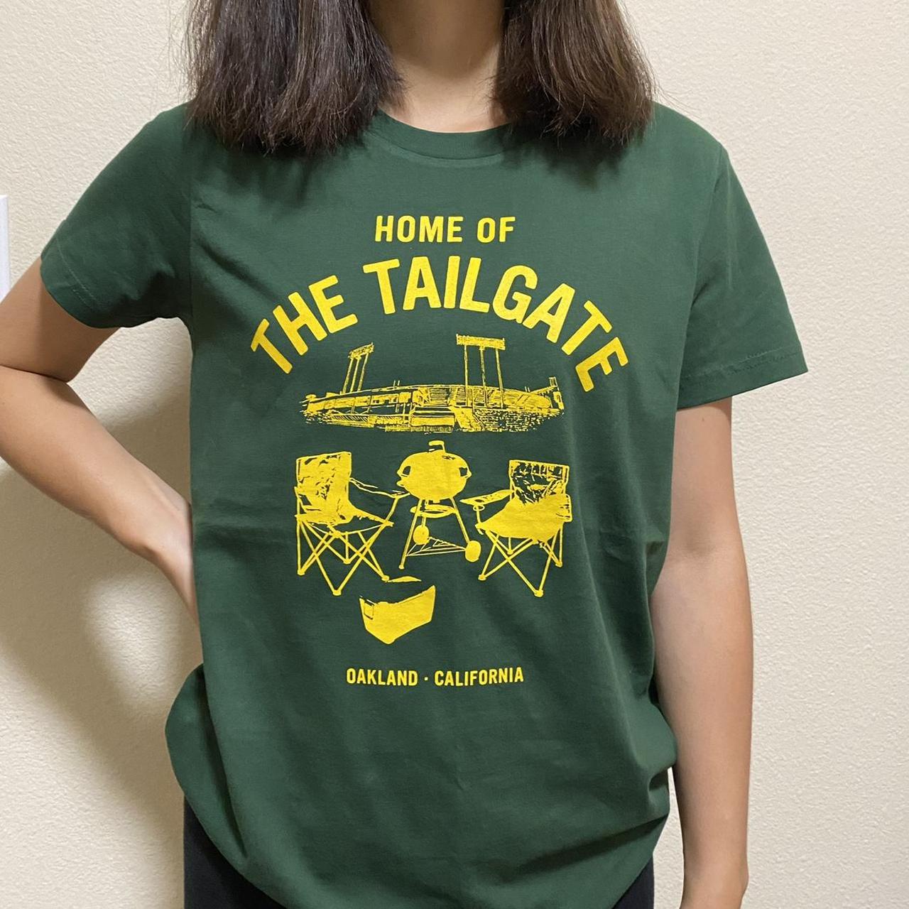 oaklandish graphic tee, green tshirt with