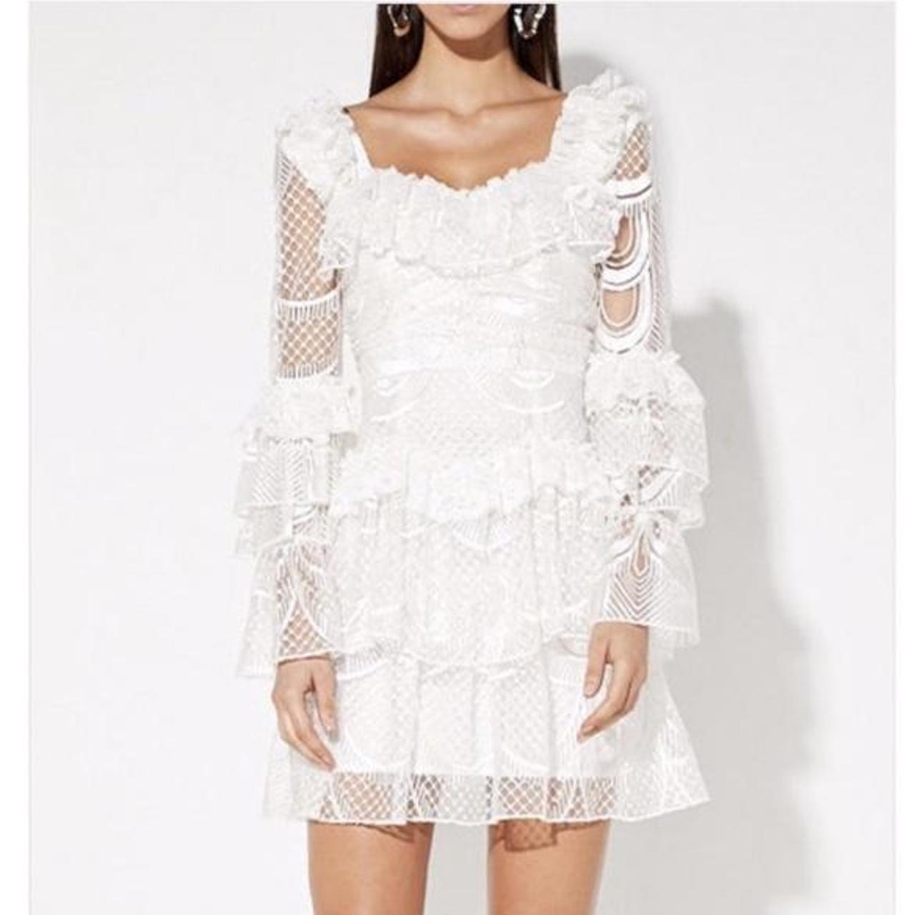 MOSSMAN Mini White Dress Brand new, never been... Depop